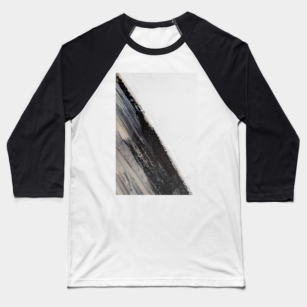 Conceptual abstract closeup of an oil paint brush stroke. Baseball T-Shirt by MariDein